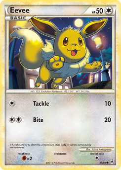 Eevee card art