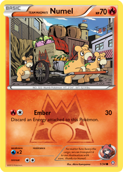 Team Magma's Numel card art