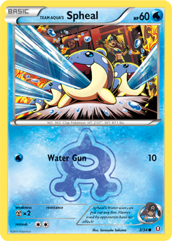 Team Aqua's Spheal card art
