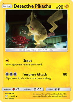 Detective Pikachu card art