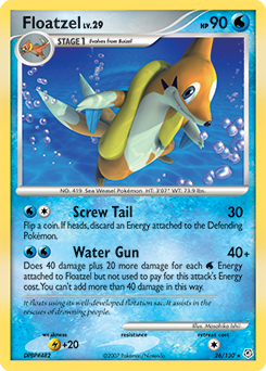 Floatzel — Diamond and Pearl