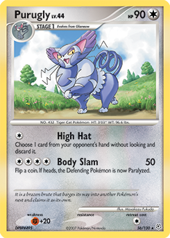Purugly card art