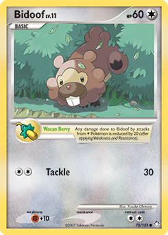 Bidoof — Mysterious Treasures