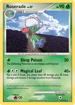 Roserade card art