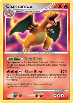 Charizard card art