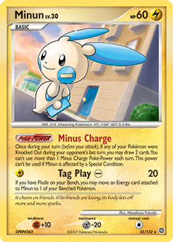 Minun card art