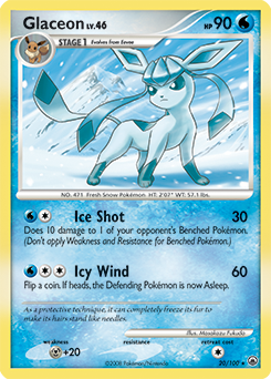 Glaceon (20) card art