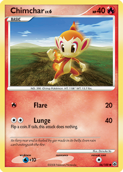 Chimchar (56) card art