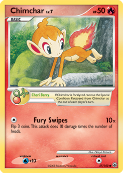 Chimchar (57) card art