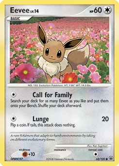 Eevee (62) card art