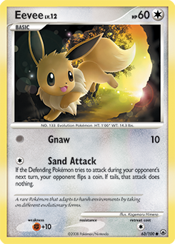 Eevee (63) card art