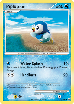 Piplup (71) card art