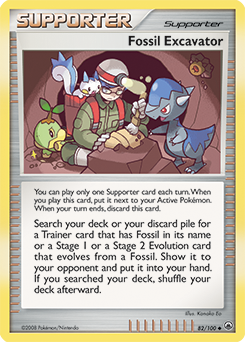 Fossil Excavator card art