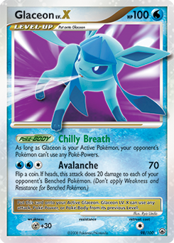 Glaceon LV.X card art