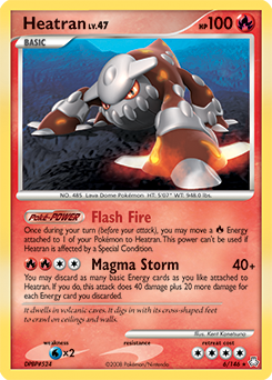 Heatran (6) card art