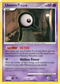 Unown (R) — Legends Awakened