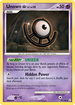 Unown (U) — Legends Awakened