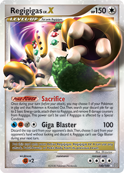 Regigigas LV.X — Stormfront