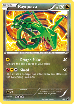 Rayquaza card art