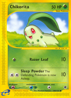 Chikorita (100) card art