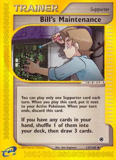 Bill's Maintenance card art