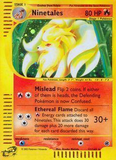 Ninetales (21) card art