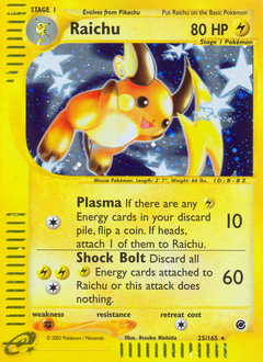 Raichu (25) card art