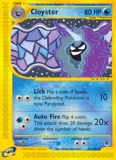 Cloyster (42) card art