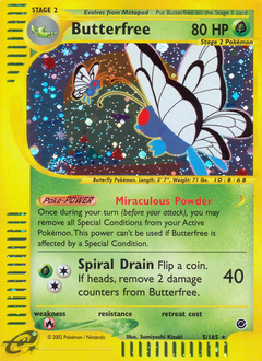 Butterfree (5) card art