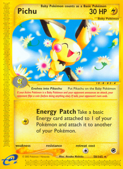 Pichu (58) card art