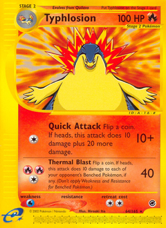 Typhlosion (64) card art