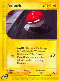Voltorb (115) card art