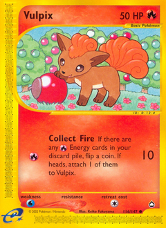 Vulpix — Aquapolis