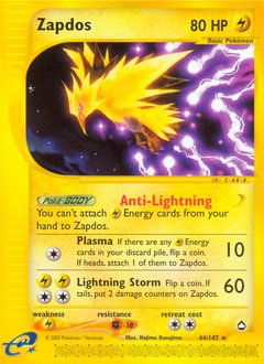 Zapdos — Aquapolis