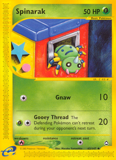 Spinarak (62) card art