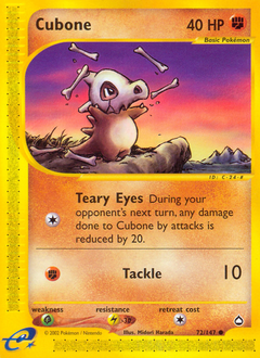Cubone — Aquapolis