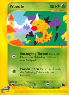 Weedle (115) card art