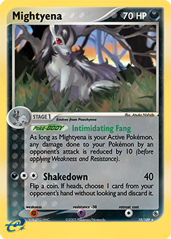 Mightyena - 10/109 — Ruby and Sapphire