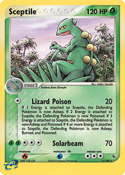 Sceptile - 11/109 — Ruby and Sapphire