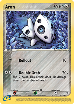 Aron - 25/109 — Ruby and Sapphire