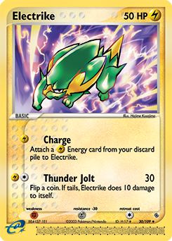 Electrike - 30/109 — Ruby and Sapphire