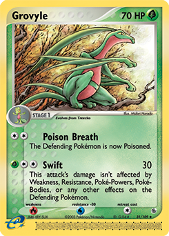Grovyle - 31/109 — Ruby and Sapphire