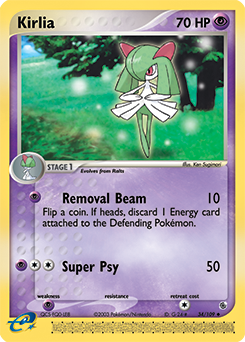 Kirlia - 34/109 card art