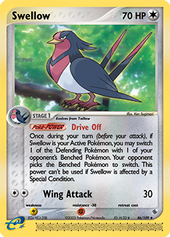 Swellow — Ruby and Sapphire