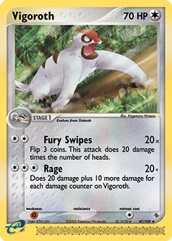 Vigoroth — Ruby and Sapphire