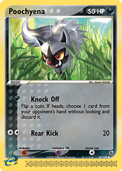 Poochyena - 64/109 card art
