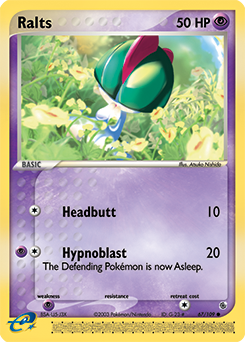 Ralts - 67/109 card art