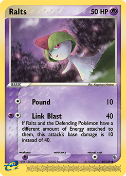 Ralts - 68/109 card art