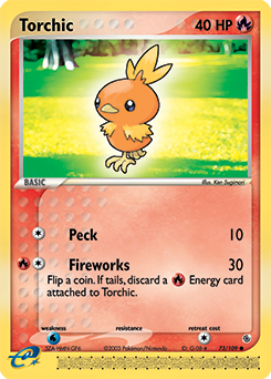 Torchic - 73/109 — Ruby and Sapphire