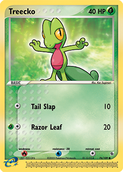 Treecko - 76/109 — Ruby and Sapphire
